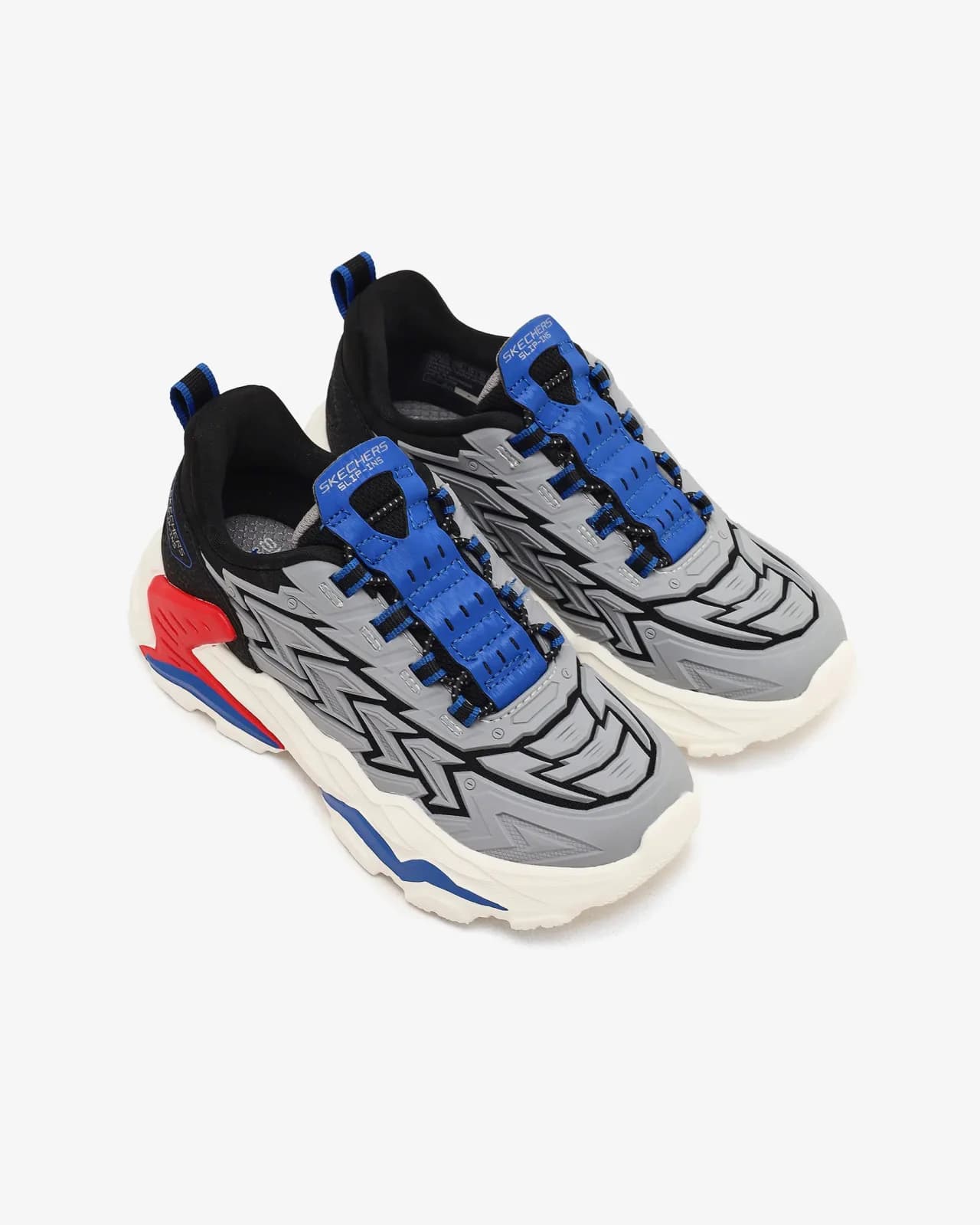 Skechers SKECH-BOTS 2.0 Büyük Erkek Çocuk Gri Spor Ayakkabı · 403893L-GYBK (6/6)