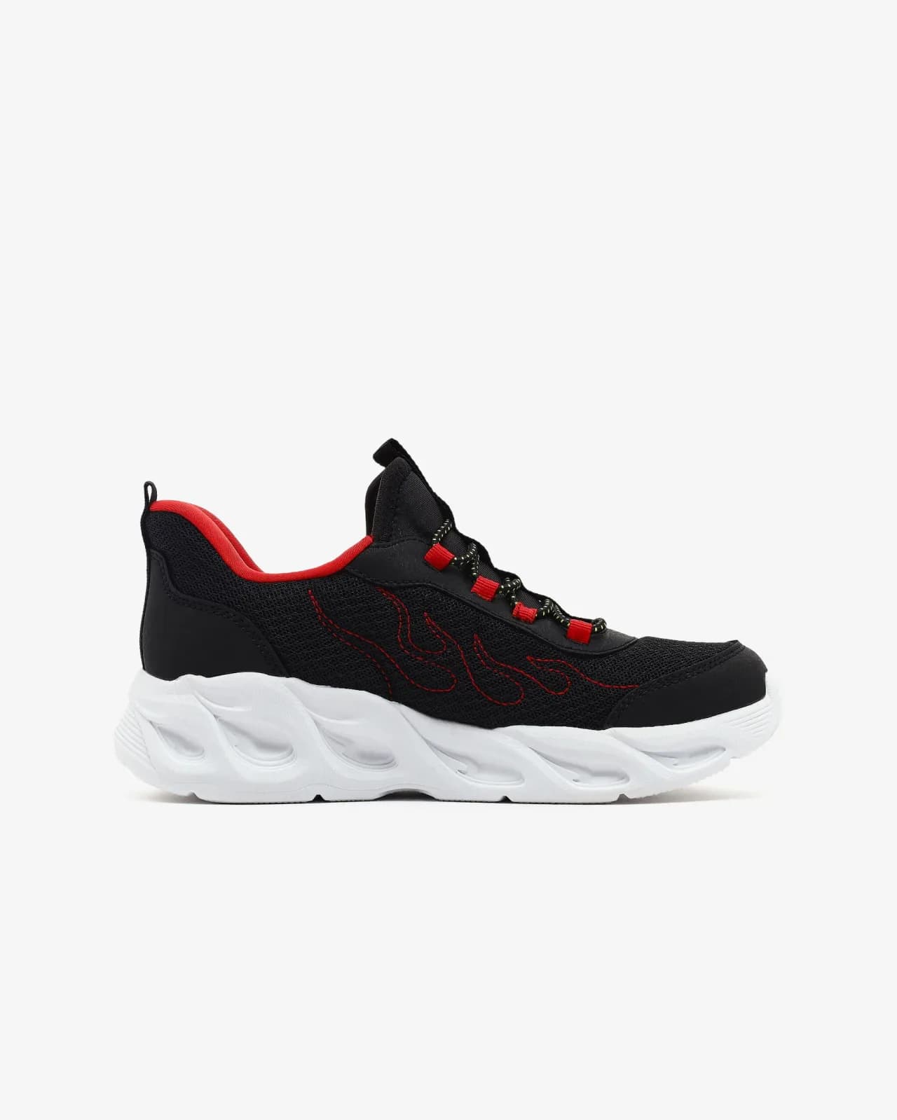 Skechers THERMO-FLASH 2.0 HEAT-BRISK Büyük Erkek Çocuk Siyah/Kirmizi Işıklı Spor Ayakkabı · 403898L-BKRD (2/6)