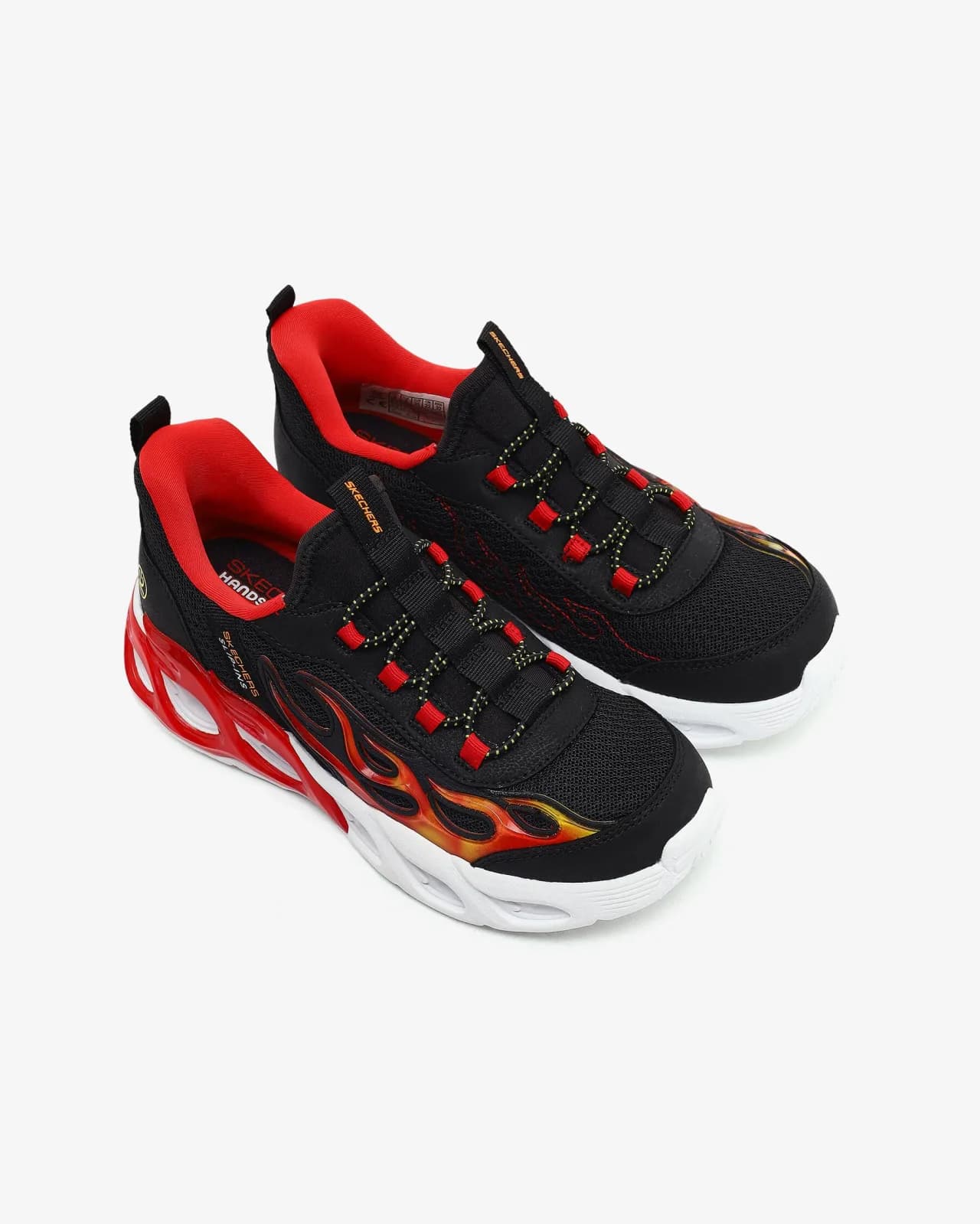 Skechers THERMO-FLASH 2.0 HEAT-BRISK Büyük Erkek Çocuk Siyah/Kirmizi Işıklı Spor Ayakkabı · 403898L-BKRD (6/6)