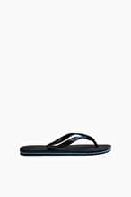 Havaianas Erkek Logo Filette Terlik Siyah/mavi