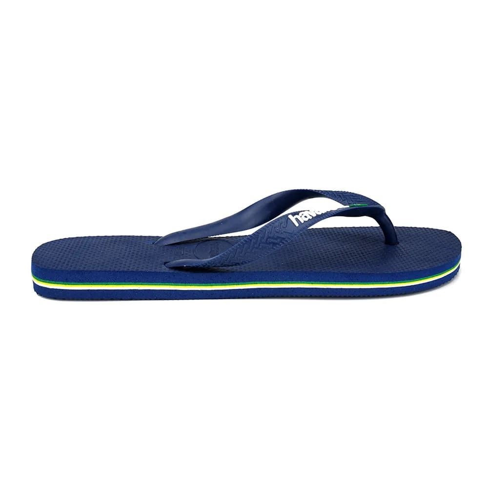 Havaianas Brasil Logo FC Erkek Terlik Lacivert — Mavi