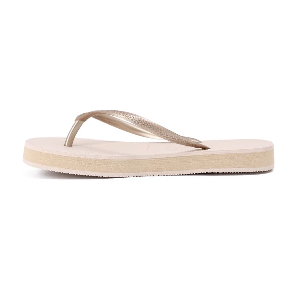 Havaianas Slim Flatform FC Kadın Terlik Bej görsel 1