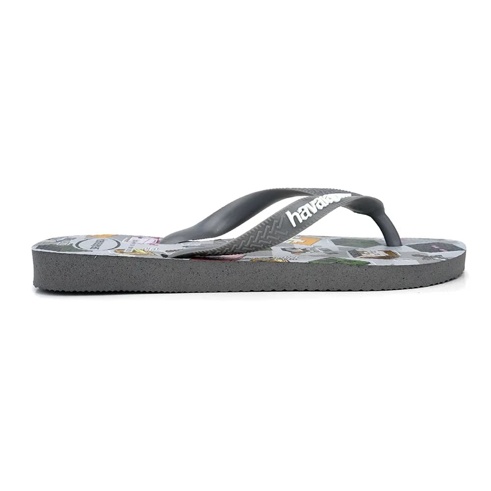 Havaianas Kids Minecraft Çocuk Terlik Steel Gray — Gri