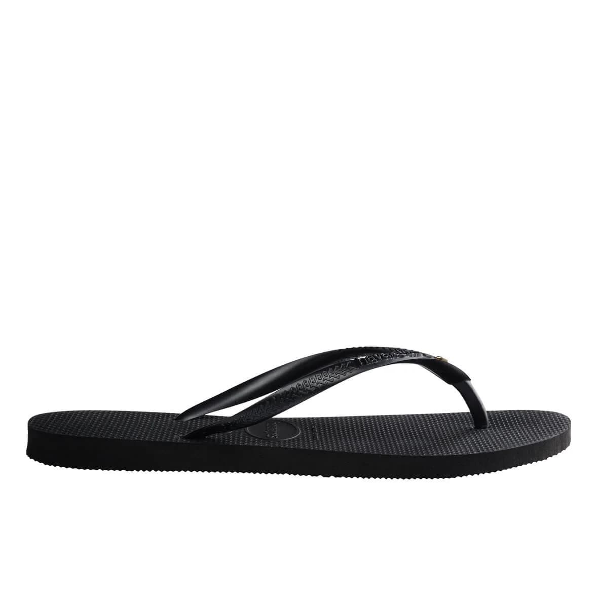 Havaianas Slim Crystal SW II Kadın Terlik - Siyah