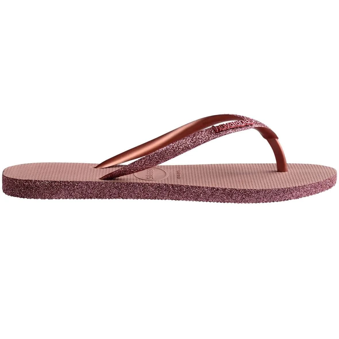 Havaianas Slim Sparkle II Kadın Terlik - Uçuk Pembe