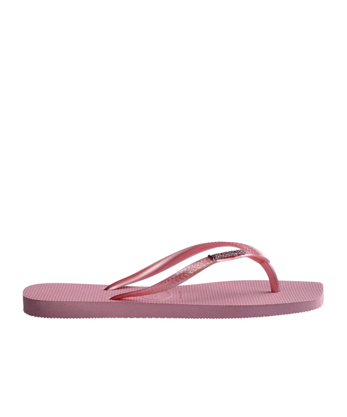 Havaianas Square Logo Metallic — Pembe