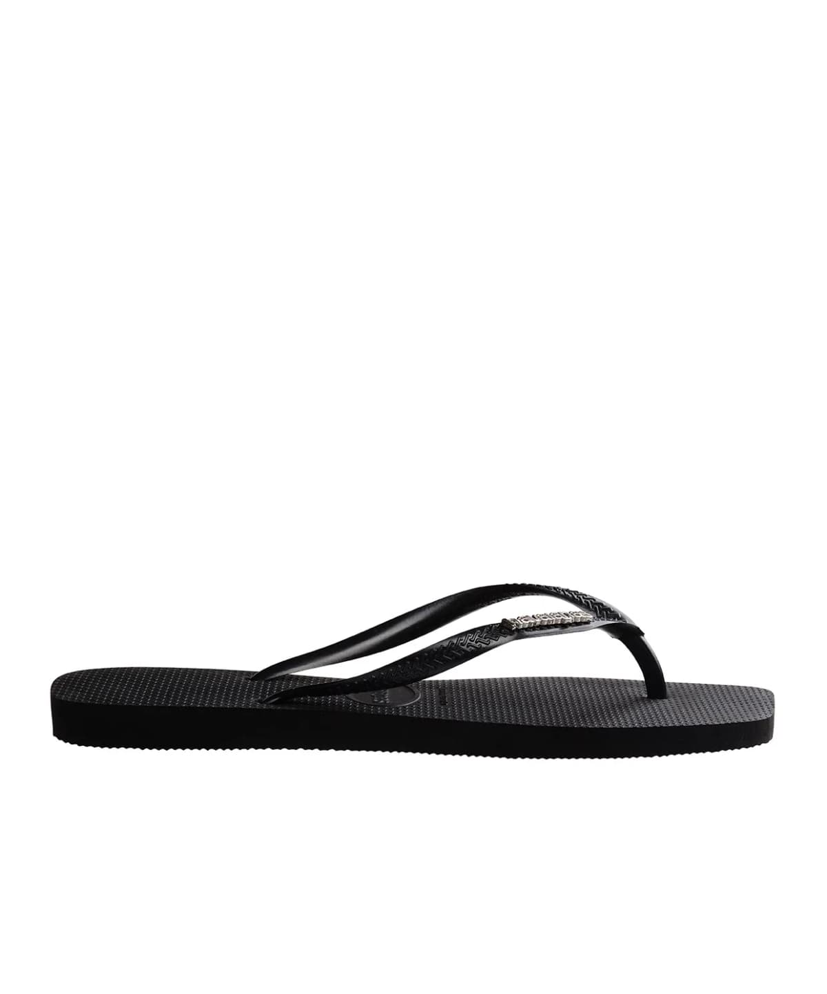 Havaianas Square Logo Metallic — Siyah
