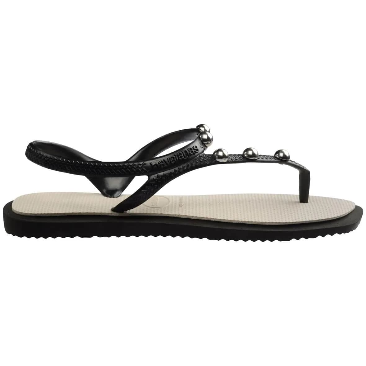 Havaianas Flash Fusion FC Kadın Sandalet - Bej / Siyah