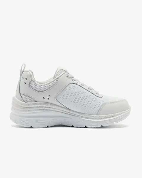 Skechers Fashion Fit Spor Ayakkabı Beyaz-Gümüş · 896294TK-WSL (14/15)
