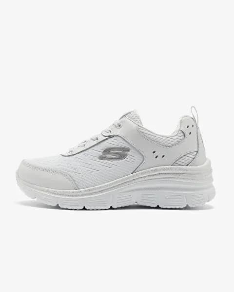 Skechers Fashion Fit Spor Ayakkabı Beyaz-Gümüş · 896294TK-WSL (8/15)