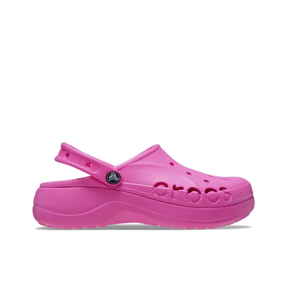 Crocs Baya Platform Clog Kadın Terlik - Neon Pembe görsel 1