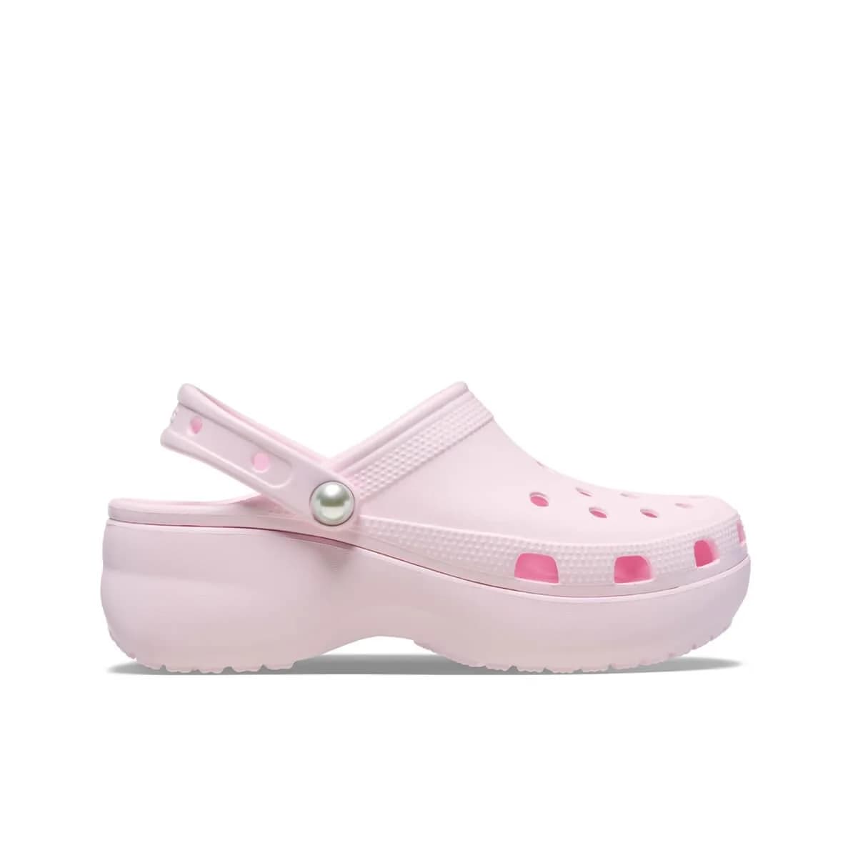 Crocs Classic Platform Pearl Clog Kadın Terlik - Pembe görsel 1