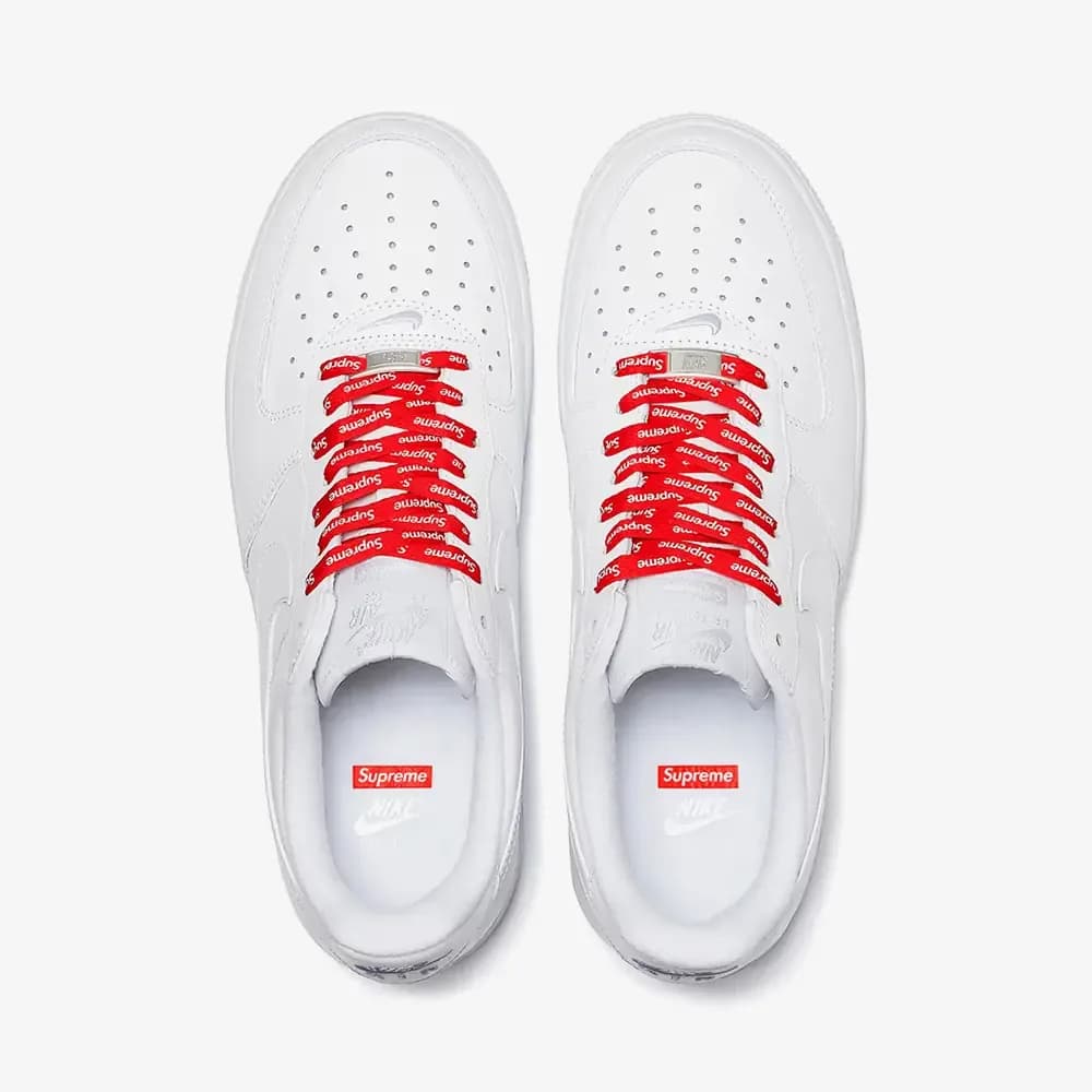 Nike x Supreme Air Force 1 Low 'White' — Beyaz · CU9225-100 (6/7)