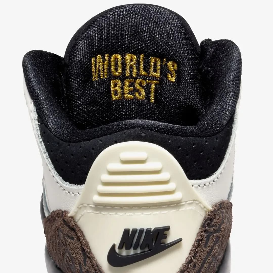 Nike Air Jordan 3 Retro 'World's Best Dad' (TD) — Çok Renkli · DM0968-103 (8/8)