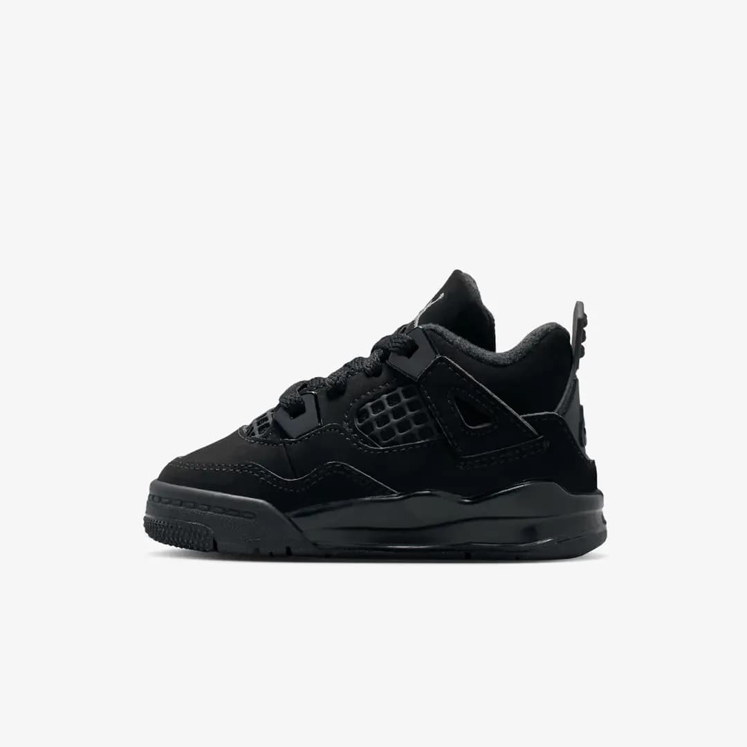 Nike Air Jordan 4 Retro 'Black Cat' (TD) — Siyah · IB4387-010 (2/7)
