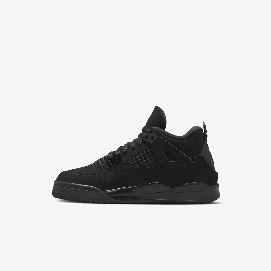 Nike Air Jordan 4 Retro 'Black Cat' (PS) — Siyah · IB4388-010 (2/8)