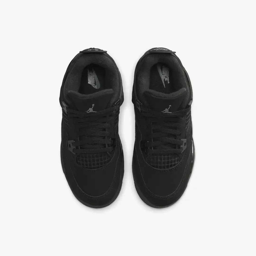 Nike Air Jordan 4 Retro 'Black Cat' (PS) — Siyah · IB4388-010 (6/8)