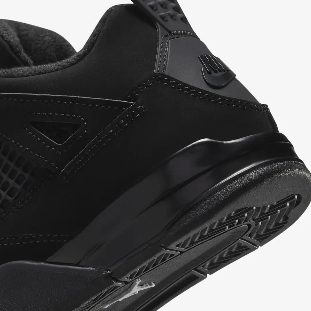 Nike Air Jordan 4 Retro 'Black Cat' (PS) — Siyah · IB4388-010 (8/8)
