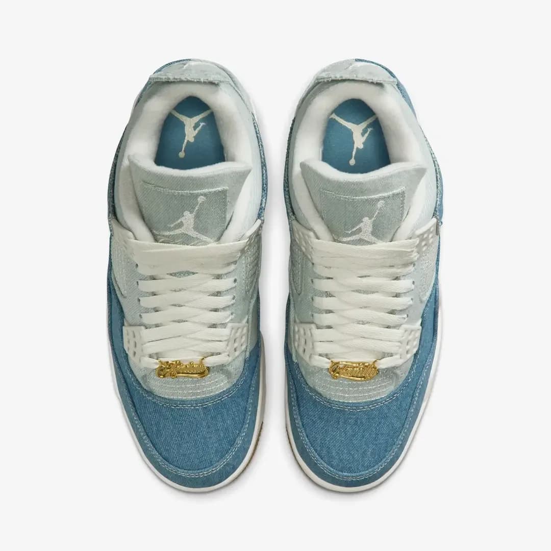 Nike Air Jordan 4 Denim 'Worn Blue' — Mavi · IB6716-100 (5/9)