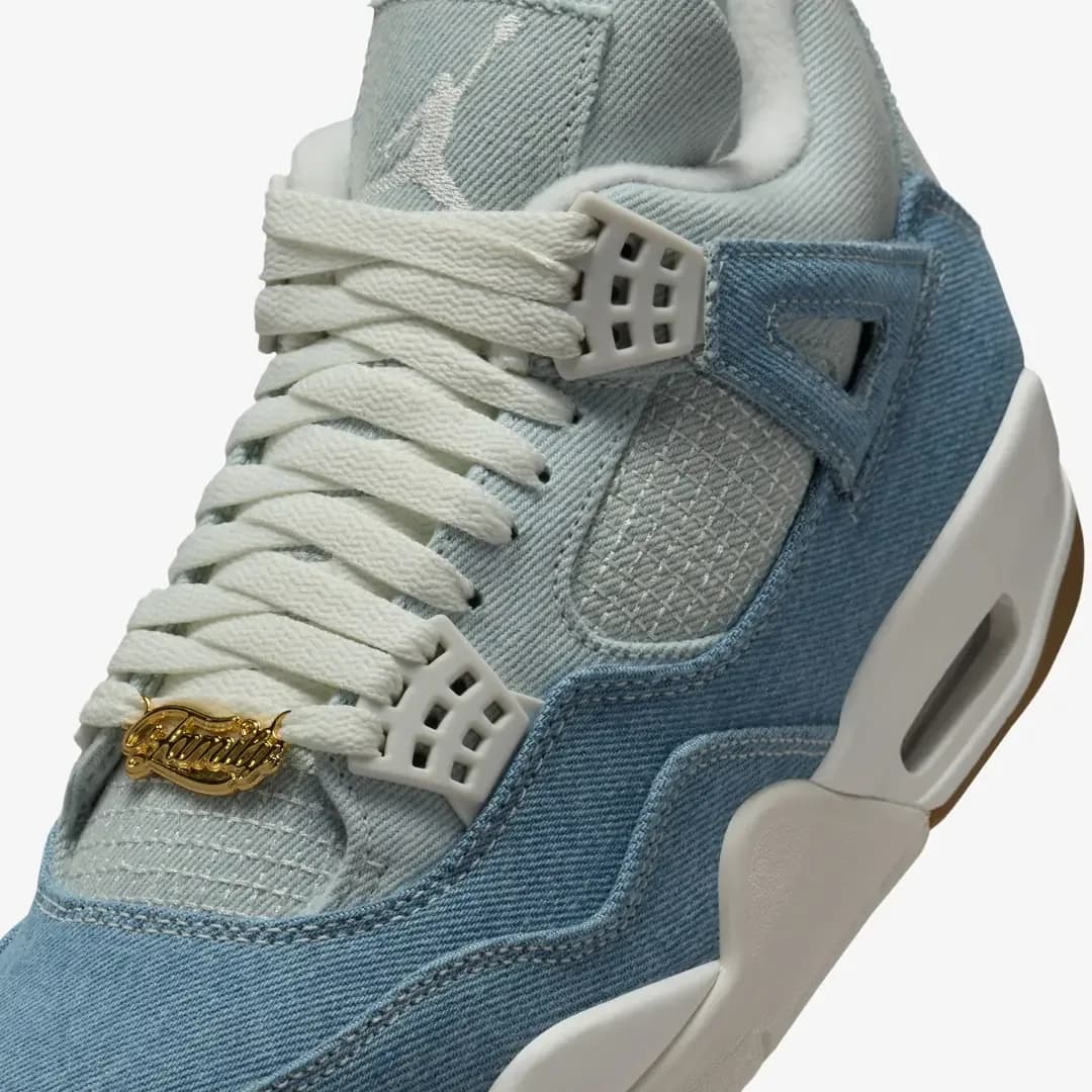 Nike Air Jordan 4 Denim 'Worn Blue' — Mavi · IB6716-100 (6/9)