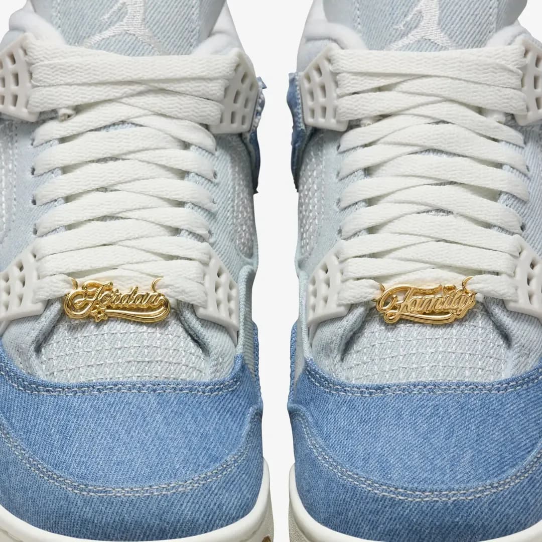 Nike Air Jordan 4 Denim 'Worn Blue' — Mavi · IB6716-100 (8/9)