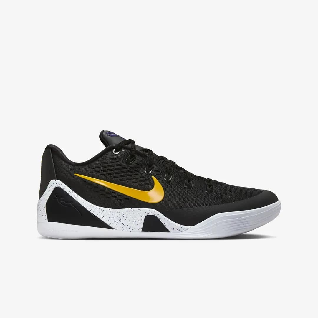 Nike Kobe 9 Elite Low EM Protro 'Black University Gold' — Siyah