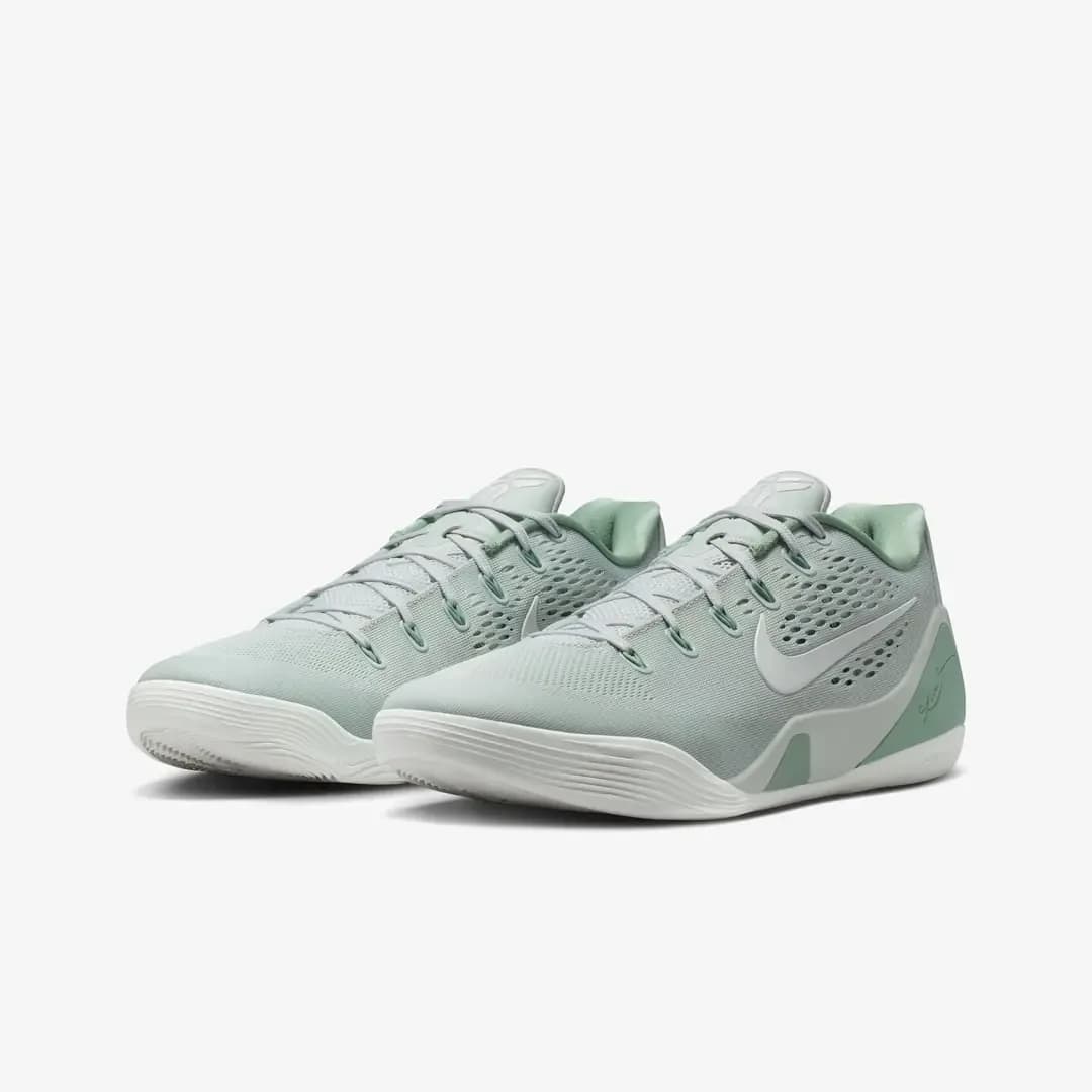 Nike Kobe 9 Elite Low EM Protro 'Light Silver Steam' — Gri · IH1401-003 (4/8)