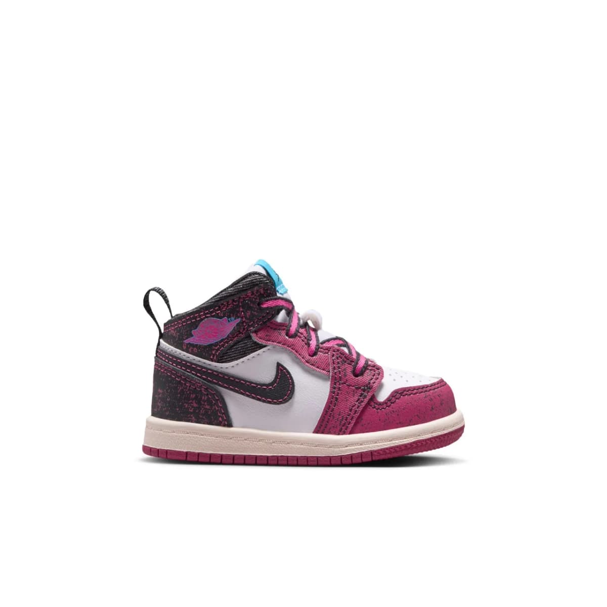 Nike Jordan 1 Mid Se Td Çocuk Pembe Basketbol Ayakkabısı