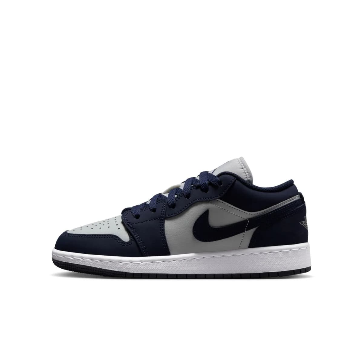 Nike Air Jordan 1 Low Gs Lacivert Basketbol Ayakkabısı — Mavi