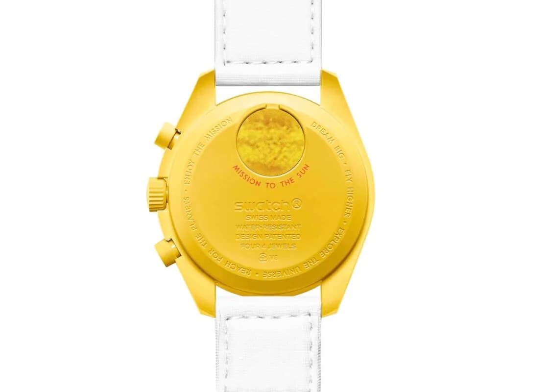 Swatch x Omega Sun — Saat, Sarı · SO33J100 (2/3)