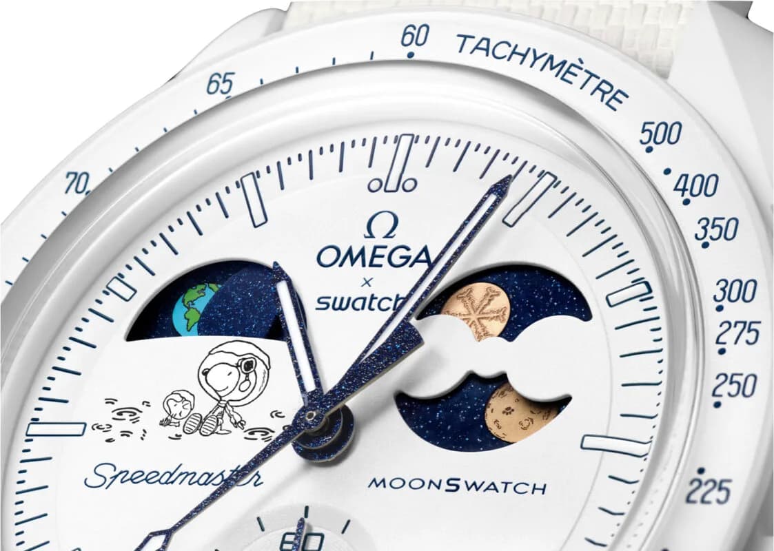 Swatch x Omega Moonshine™ Gold — Saat, Beyaz · SO33W701L (3/5)