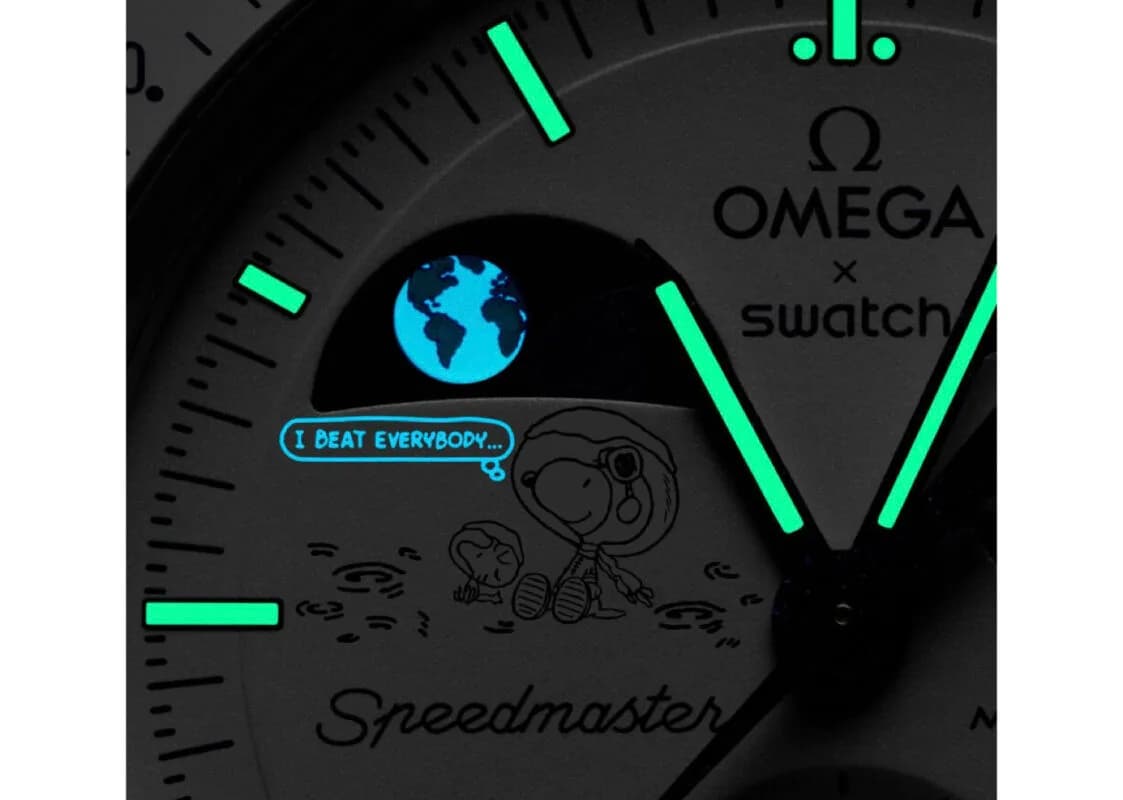 Swatch x Omega Moonshine™ Gold — Saat, Beyaz · SO33W701L (5/5)
