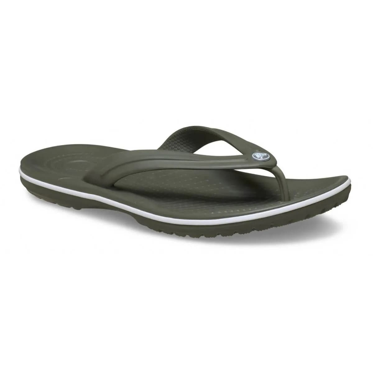Crocs Crocband Flip Erkek Parmakarası Terlik - Koyu Yeşil