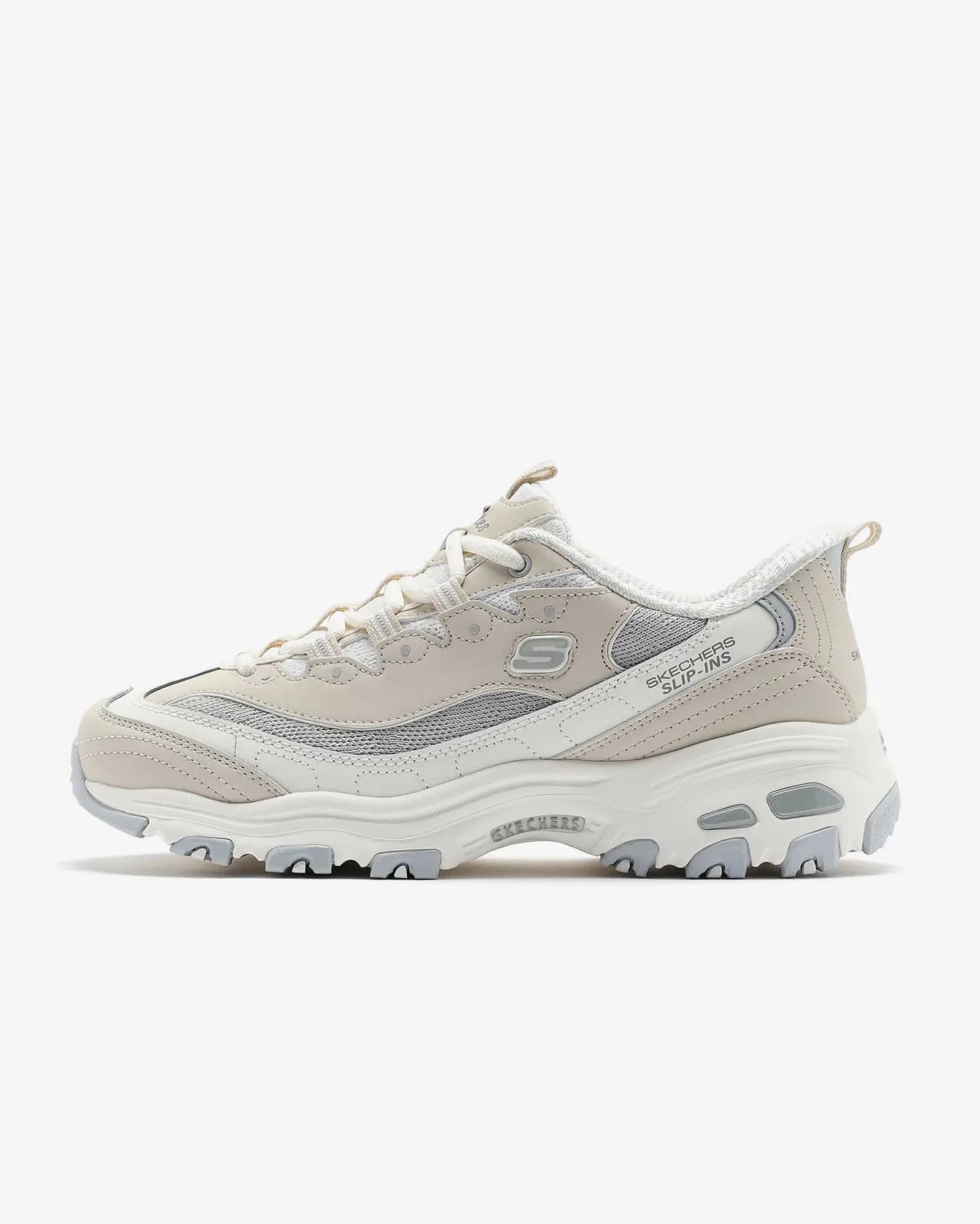 Skechers D'lites - SMOOTH NOSTALGIA Kadın Natürel/Gri Sneakers — Bej · 150537-NTGY (2/2)