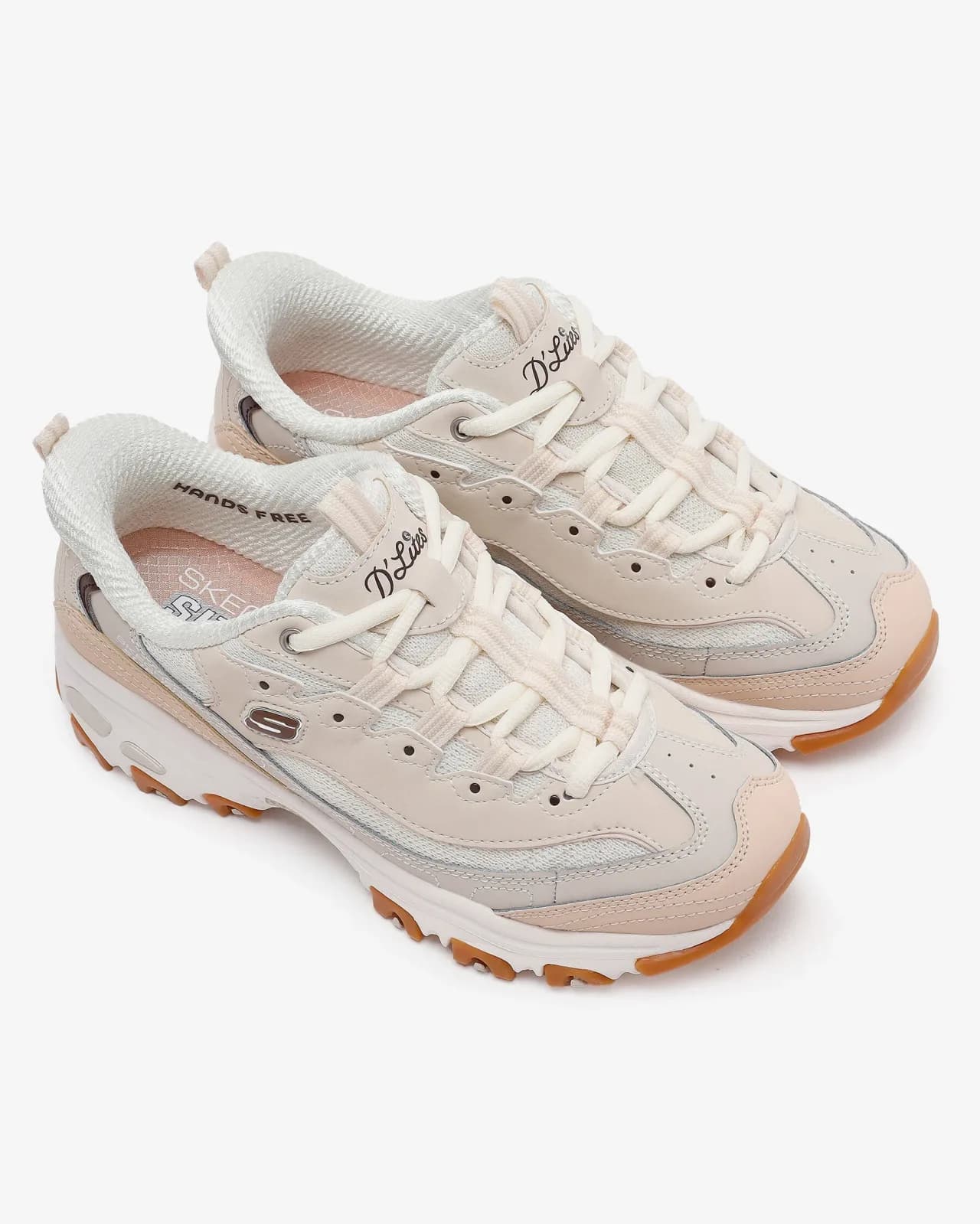 Skechers D'lites SMOOTH NOSTALGIA Kadın Bej Sneakers · 150537-NTTP (6/6)