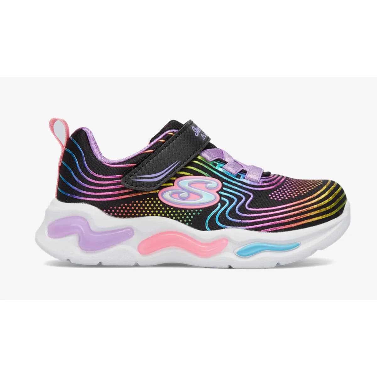 Skechers Wavy Beams Küçük Kız Çocuk Lacivert Spor Ayakkabı Nvmt — Mavi