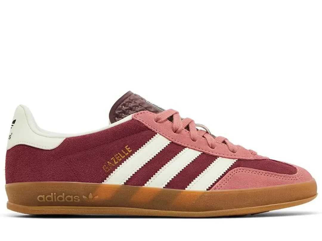 Adidas Gazelle Indoor Maroon Preloved Crimson