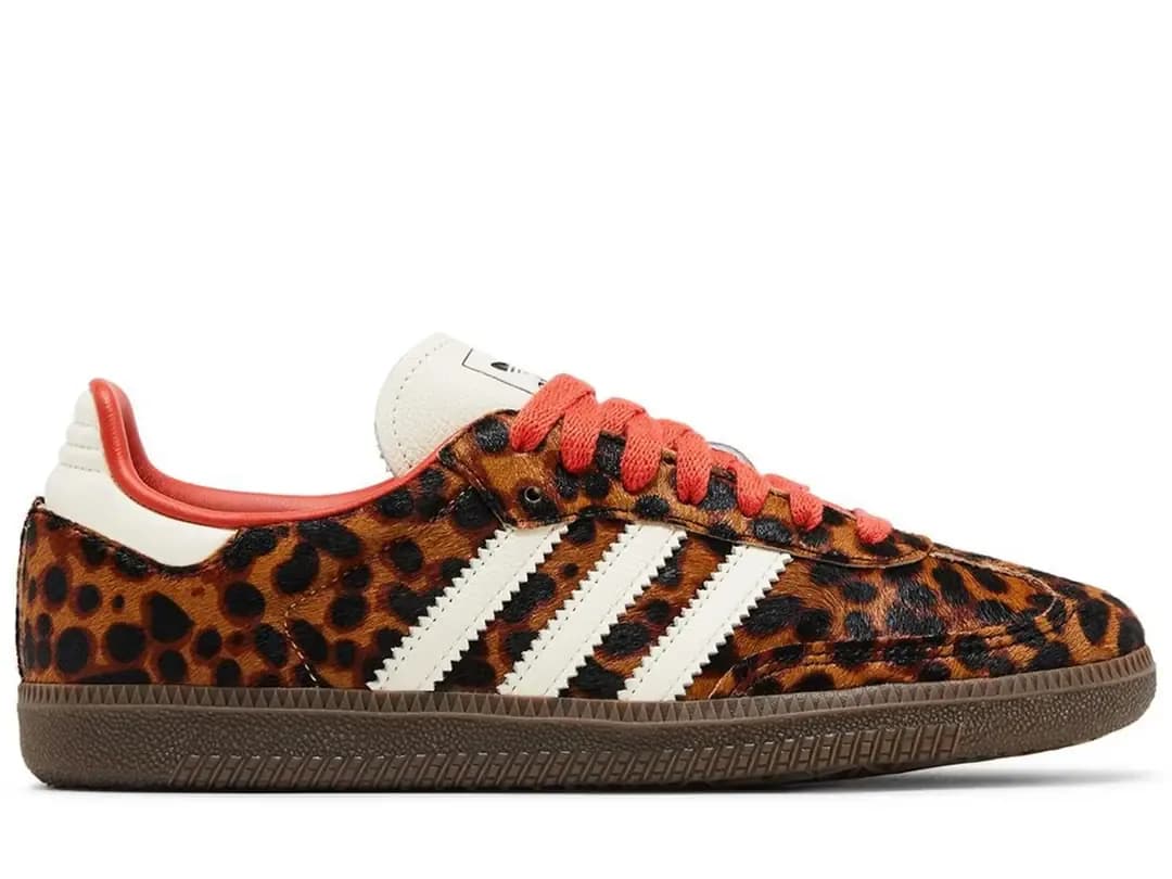 Adidas Samba OG Preloved Red Leopard