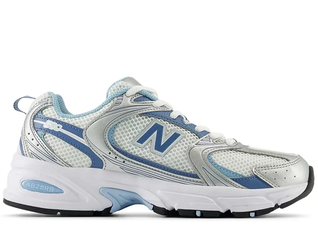 New Balance 530 Unisex White Silver Blue