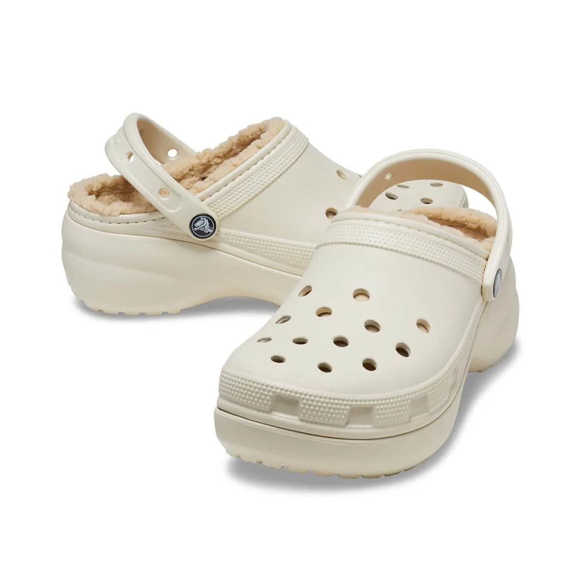 Crocs Classic Platform Lined Clog W Kadın Terlik - Bej · 207938-2Y2 (3/6)
