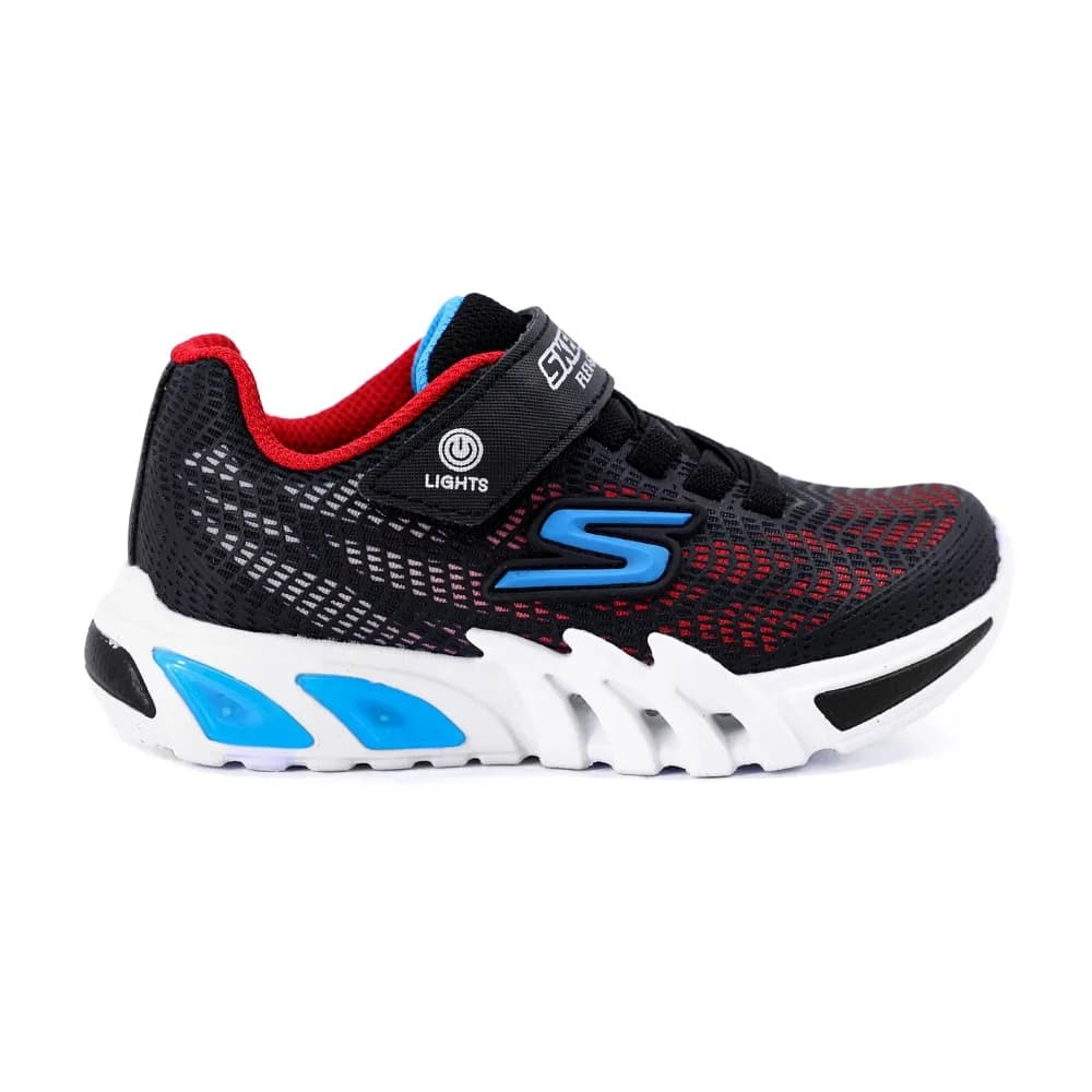 Skechers Flex Glow Elite Vorlo Çocuk Spor Ayakkabı Siyah