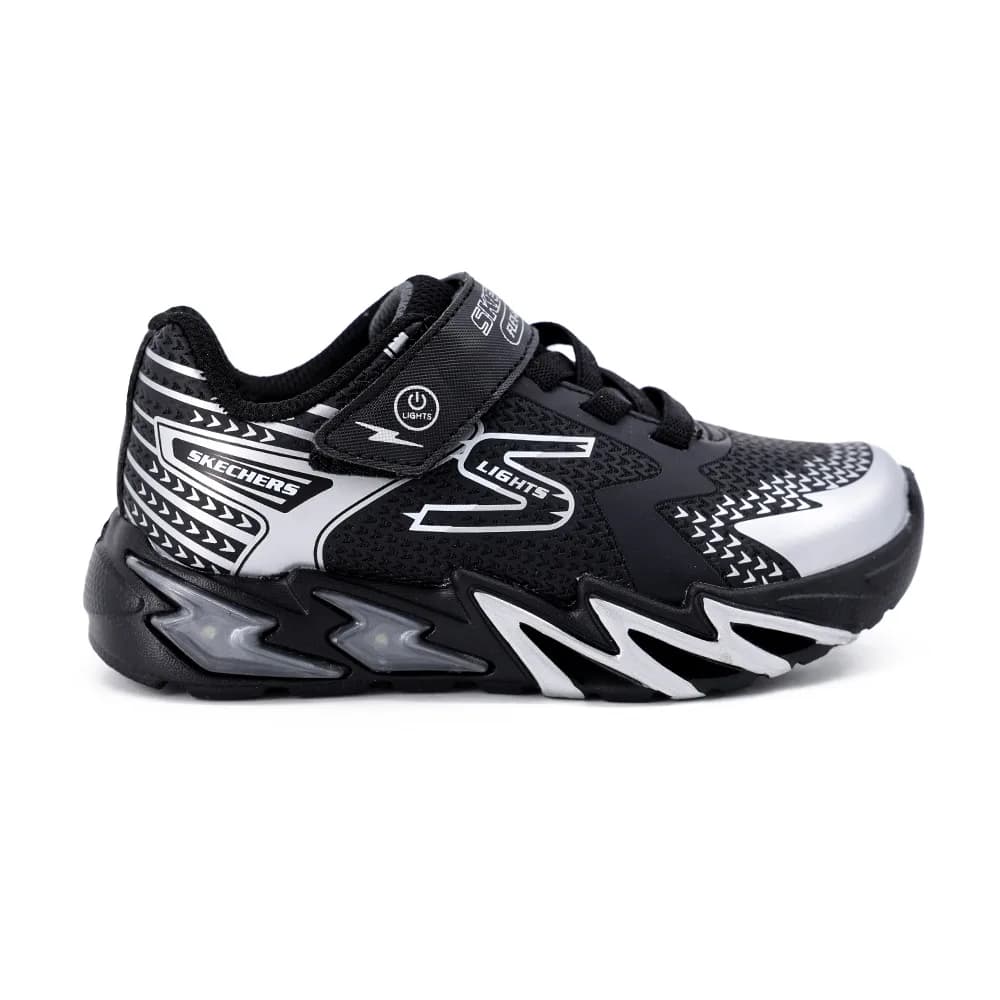Skechers S Lights Flex Glow Bolt Çocuk Spor Ayakkabı Siyah