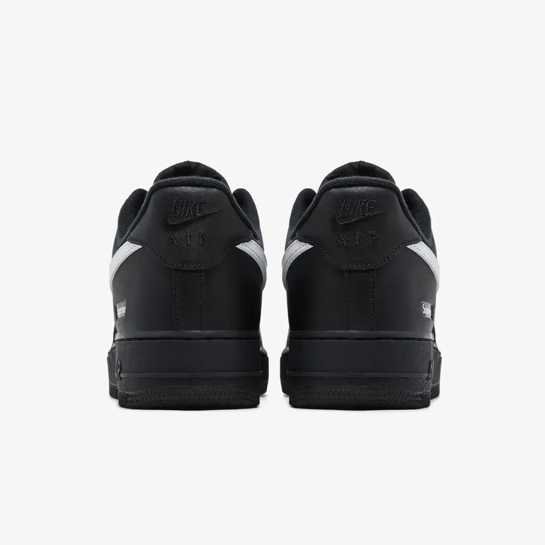 Nike x Supreme Air Force 1 Low 'Black White' — Siyah · CU9225-002 (5/5)