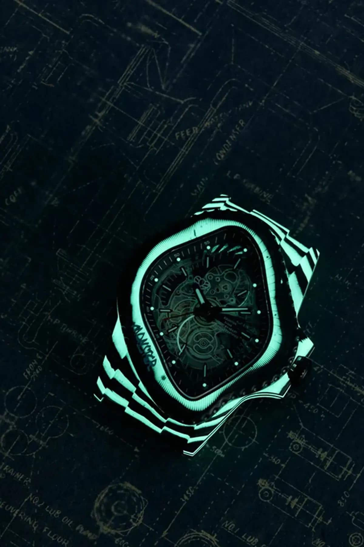 Laarvee PEA005 Kol Saati · PEA005-CFRPBLK/GRN (7/7)