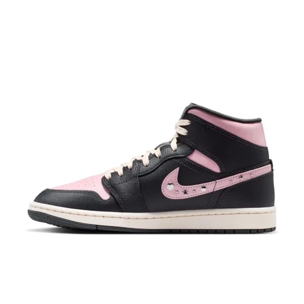 Nike Air Jordan 1 Mid SE "Iced Carmine" Kadın Basketbol Ayakkabısı — Çok Renkli · II0571-001 (5/10)
