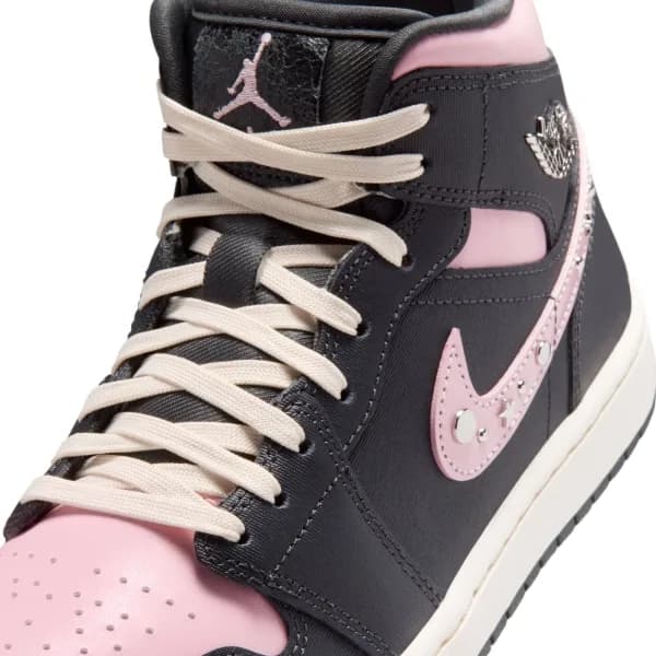Nike Air Jordan 1 Mid SE "Iced Carmine" Kadın Basketbol Ayakkabısı — Çok Renkli · II0571-001 (8/10)