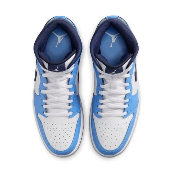 Nike Air Jordan 1 Mid Erkek Mavi Basketbol Ayakkabısı · DQ8426-405 (7/10)
