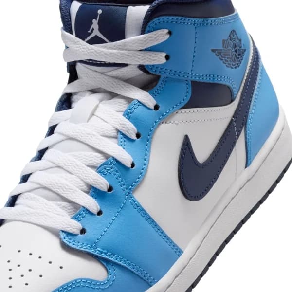 Nike Air Jordan 1 Mid Erkek Mavi Basketbol Ayakkabısı · DQ8426-405 (9/10)