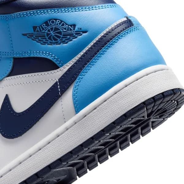 Nike Air Jordan 1 Mid Erkek Mavi Basketbol Ayakkabısı · DQ8426-405 (10/10)