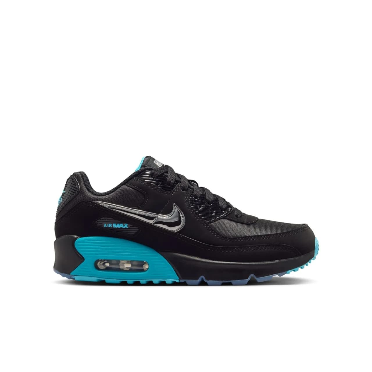 Air Max 90 Se Gs Siyah Sneaker Ayakkabı görsel 1